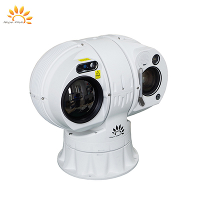 กล้อง 35 มม PTZ Dome Thermal Camera -20 °C ถึง +60 °C กล้องถ่ายภาพความร้อนอินฟราเรด