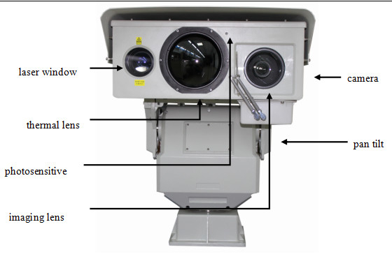 กล้องความร้อน PTZ Infrared Night Vision, กล้องเฝ้าระวังระยะไกล