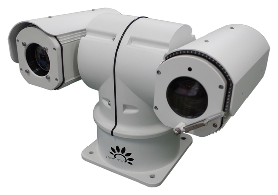 Night Vision รถติดตั้งกล้องอินฟราเรดกลางแจ้ง Ptz 30X Optical Zoom สำหรับตำรวจตระเวน