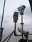 กล้องถ่ายภาพความร้อน PTZ ความยาว 10 กิโลเมตรกล้องวงจรปิดรักษาความปลอดภัยการสอดใส่หมอก