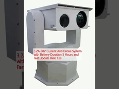 3.2A 28V ระบบป้องกันเครื่องบินไร้คนขับด้วยเวลาใช้งานแบตเตอรี่ 5 ชั่วโมง และอัตราการอัพเดทอย่างรวดเร็ว 1.2s