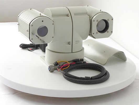 กล้องเลเซอร์ PTZ ที่แม่นยำด้วย NIR ด้วยการเฝ้าระวังอัตโนมัติด้วยเลเซอร์สวิทช์ 300 เมตร