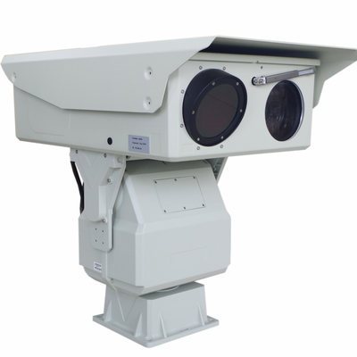 กล้องเฝ้าระวังเซ็นเซอร์คู่กล้องถ่ายภาพความร้อน PTZ IP66 ทนฝนและแดด