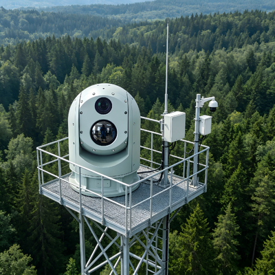 กล้องตรวจสอบความร้อน Sensor Thermal Security Camera ไม่เย็น