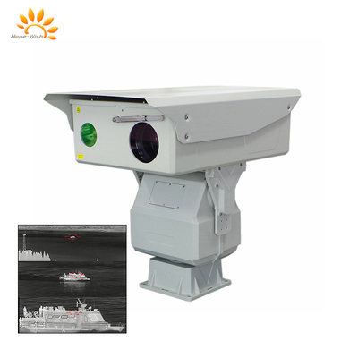 เลเซอร์ PTZ Camera ที่เข้ากันได้ด้วยเลนส์ เลเซอร์อัตโนมัติ / มือสําหรับยานยานเรือ