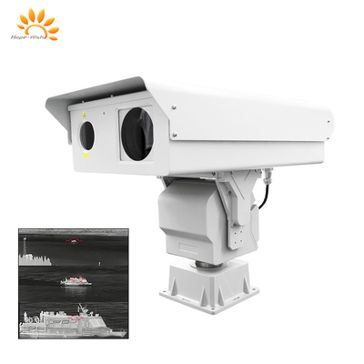 กล้องเลเซอร์ PTZ 1080P ด้วยเลนส์ 30 มิลลิเมตร 360 องศา Pan Long Range และการควบคุมแสงเลเซอร์