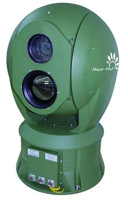 Grade Multi Sensor Long Range Thermal, เลเซอร์รักษาความปลอดภัยกล้อง PTZ GYRO