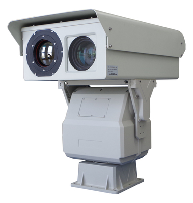 กล้องถ่ายภาพอากาศระยะยาว Dual Sensor Camera Optical Zoom Scope กล้องถ่ายภาพอากาศ Ptz สําหรับป้องกันไฟ