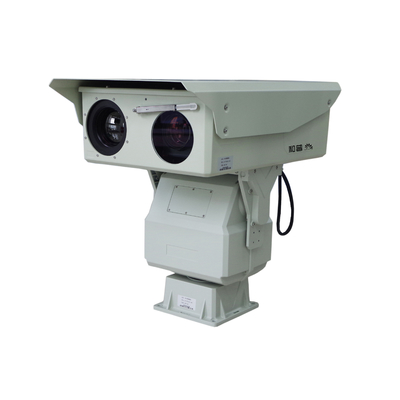 360 องศา 20x Optical Zoom ระยะไกล Dual Sensor Thermal Ptz Camera With Auto / Manual Focus คล้องถ่ายภาพด้วยการฟอกส์อัตโนมัติ