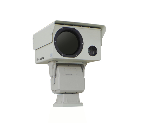 กล้องระยะไกลความละเอียด 640x512 พร้อมเซ็นเซอร์ความร้อน PTZ และหมุนต่อเนื่อง 360 °