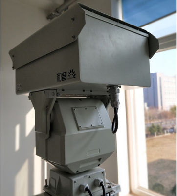 Grade Dual Thermal Camera HD กล้องวิดีโอ PTZ ความกันน้ำสำหรับความปลอดภัยชายแดน