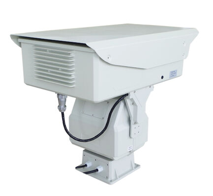 กล้องเฝ้าระวังเซ็นเซอร์คู่กล้องถ่ายภาพความร้อน PTZ IP66 ทนฝนและแดด