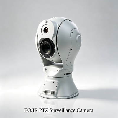 กล้องถ่ายภาพความร้อน PTZ พร้อม 10x Optical Zoom IP66 กันสภาพอากาศและติดตามอย่างฉลาดเพื่อความปลอดภัยของเขต