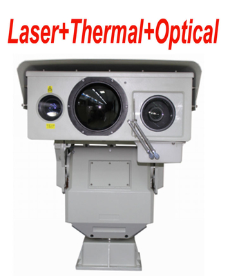 กล้องความร้อนอินฟราเรดระยะไกลขนาด 50mK ที่ใช้เลนส์ PTZ Continuous Zoom Lens