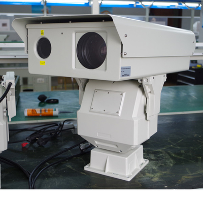 Night Vision PTZ Long Range กล้องอินฟราเรดสำหรับการเฝ้าระวังชายแดน 2 กม
